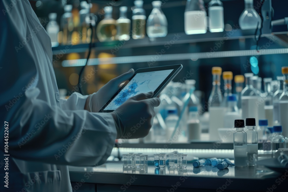 Medical research and technology in healthcare laboratory. Medical research and technology in healthcare laboratory.