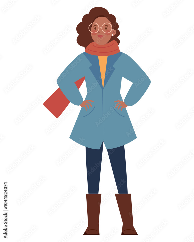 adult woman wearing spring clothes adult woman wearing spring clothes