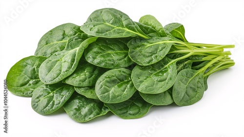 Spinach isolated on white background