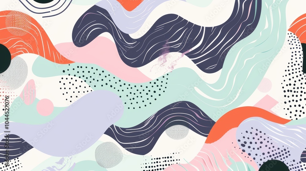 Abstract Geometric Pattern in Vibrant Colors Abstract Geometric Pattern in Vibrant Colors