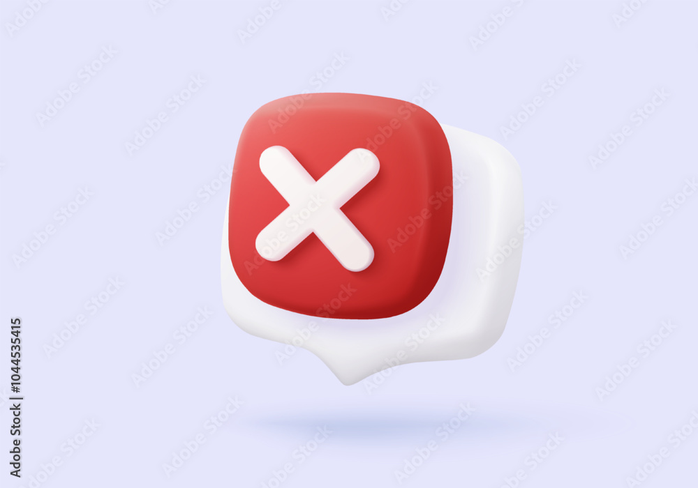 3d check wrong icon signs. negative check list buttons choice for false, select correct, tick symbolic, problem important, fail on application. 3d editable icon vector rendering illustration 3d check wrong icon signs. negative check list buttons choice for false, select correct, tick symbolic, problem important, fail on application. 3d editable icon vector rendering illustration