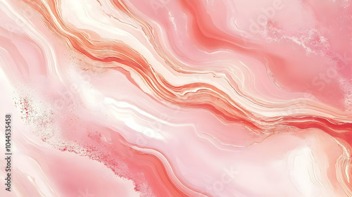 Elegant Pink and White Marble Pattern Background