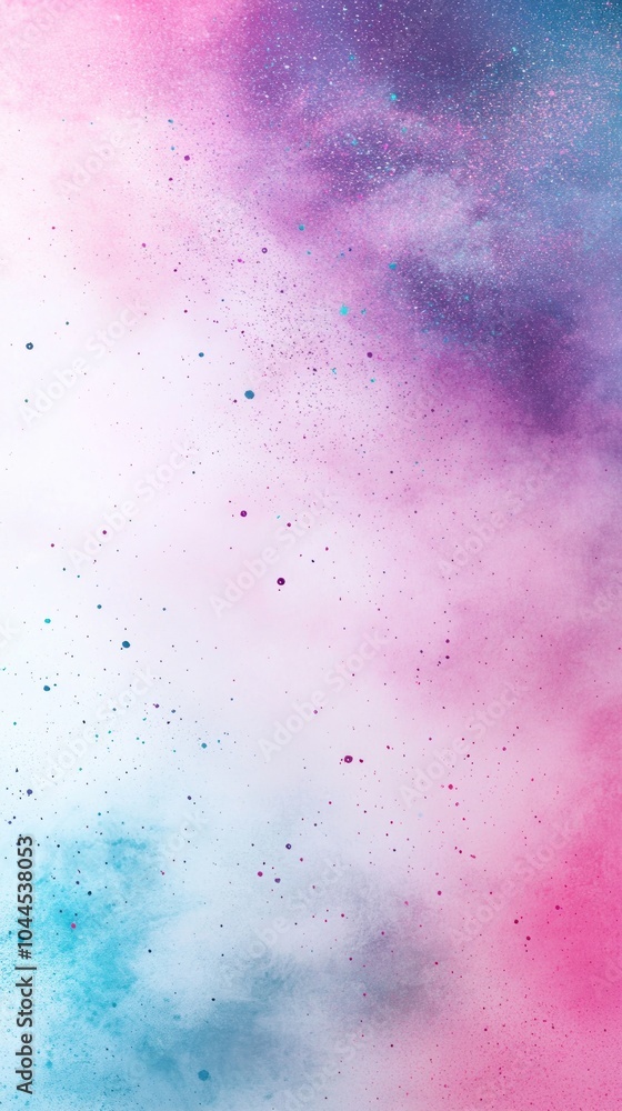 Obraz premium Abstract colorful background with pink, blue, and purple hues, resembling a dreamy atmosphere.