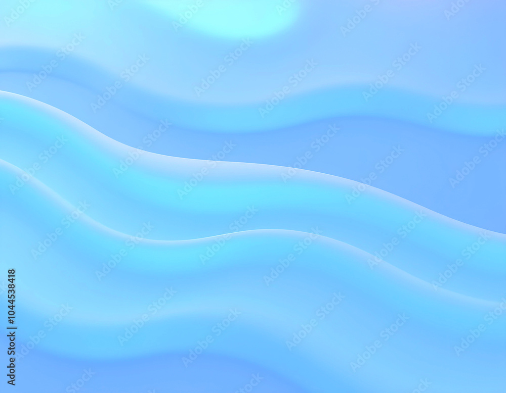Abstract light blue lines forming smooth waves Abstract light blue lines forming smooth waves