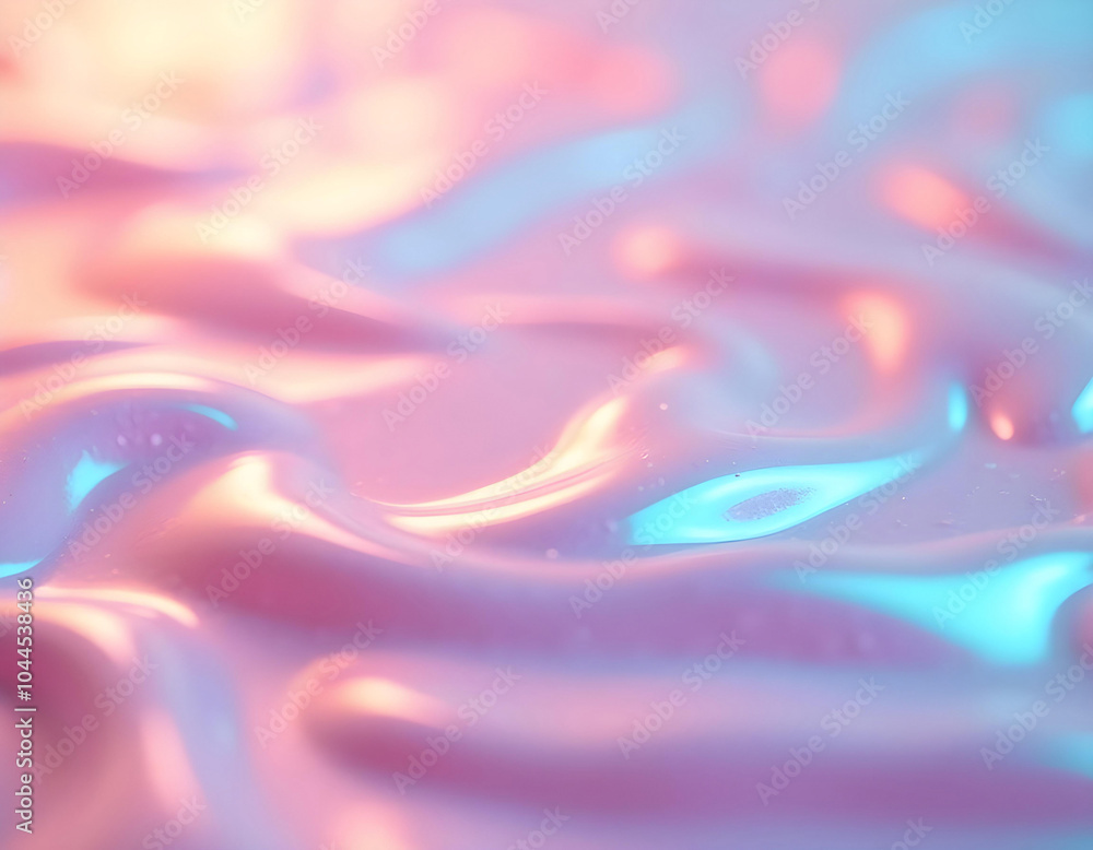 Obraz premium Colorful 3d fluid smooth waves