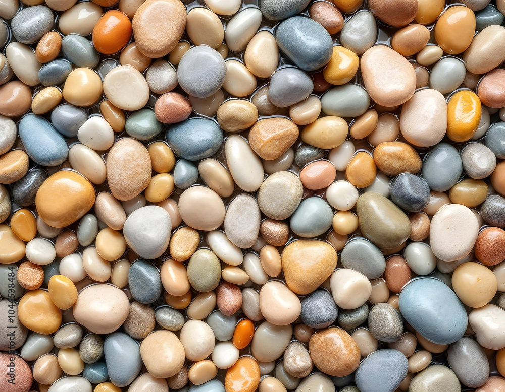 Smooth pastel soaked pebbles texture background Smooth pastel soaked pebbles texture background