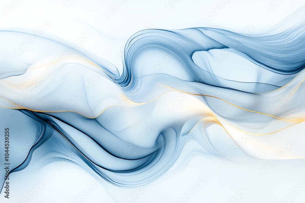 Abstract flowing blue and white waves create a serene and elegant backdrop perfect for modern and creative design projects. Abstract flowing blue and white waves create a serene and elegant backdrop perfect for modern and creative design projects.