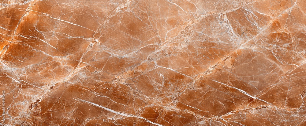 Fototapeta premium Smooth marble texture with intricate patterns and warm earthy tones, ideal for backgrounds and design projects.
