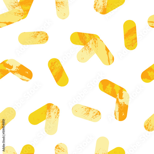 Propionibacterium. Probiotics. Lactic acid bacteria. Good bacteria and microorganisms for gut and intestinal flora health. Microbiome. Vector medical seamless pattern
