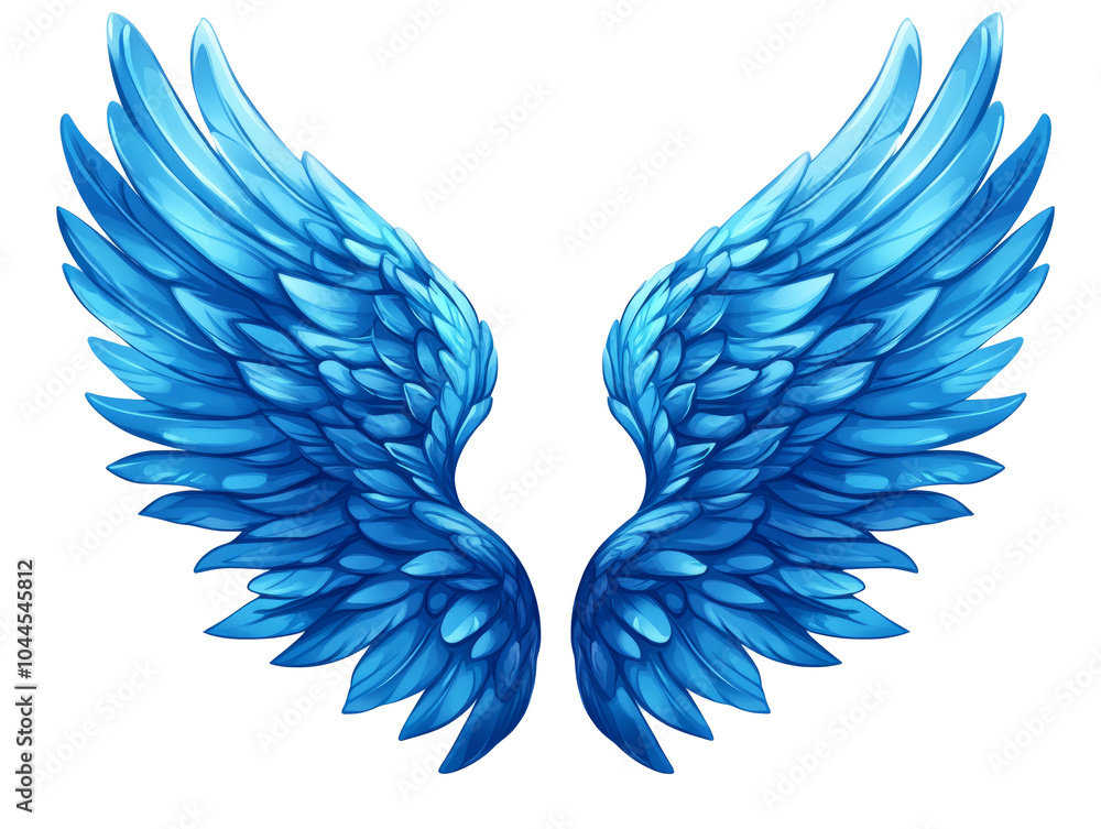 beautiful and huge angle blue wings beautiful and huge angle blue wings