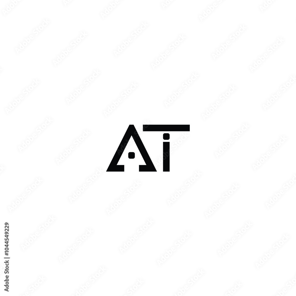 AT monogram logo design letter text name symbol monochrome logotype alphabet character simple logo AT monogram logo design letter text name symbol monochrome logotype alphabet character simple logo