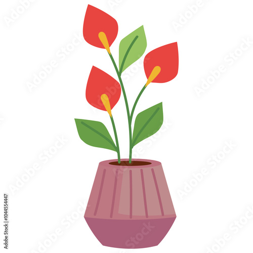 flowerpot interior decoration