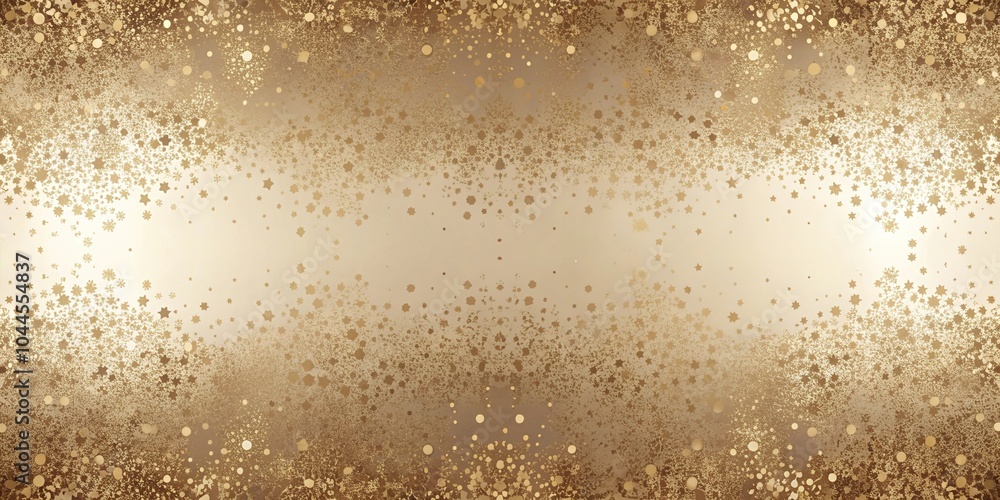 Fototapeta premium Silhouette abstract luxury pattern with gradient, chocolate brown, creamy beige, gold dust accents, opulent texture