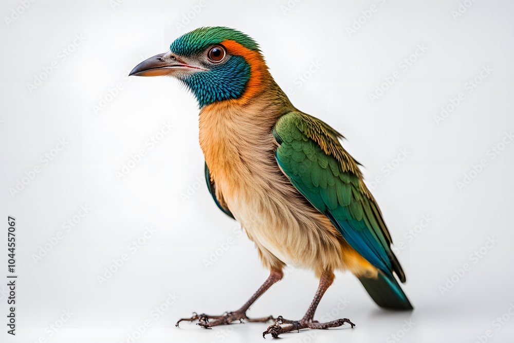 Baya bird on white background, Ai Generated Baya bird on white background, Ai Generated
