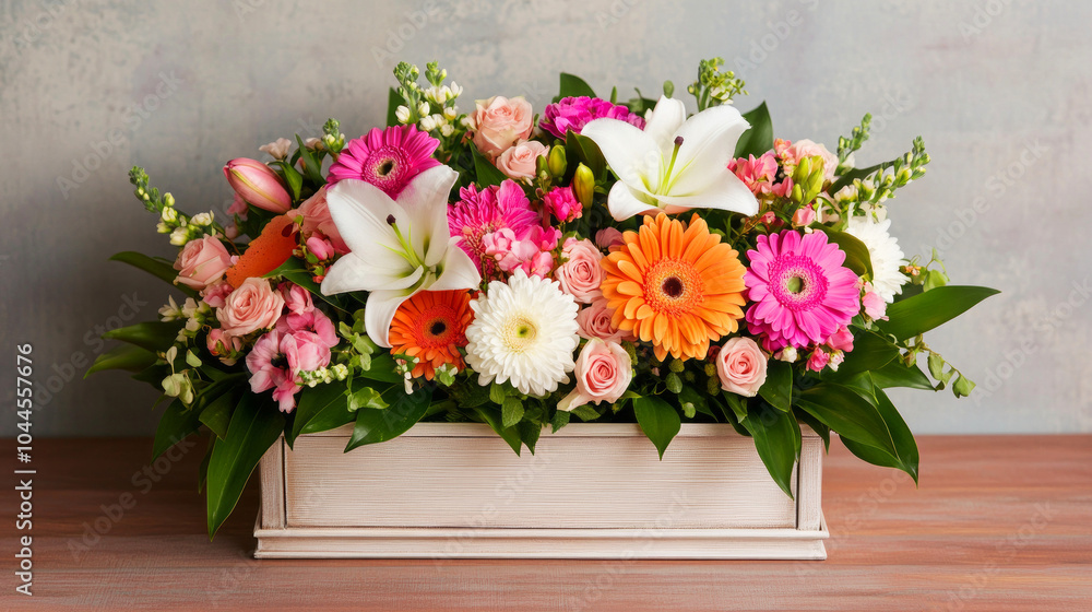 Fresh Flower Arrangement in Gift Box Fresh Flower Arrangement in Gift Box
