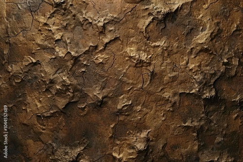 Wallpaper Mural Abstract relief rough gritty brown surface of background texture Torontodigital.ca