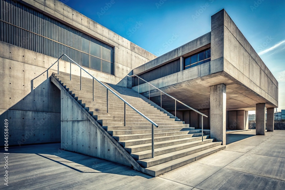 Fototapeta premium modern brutalist building
