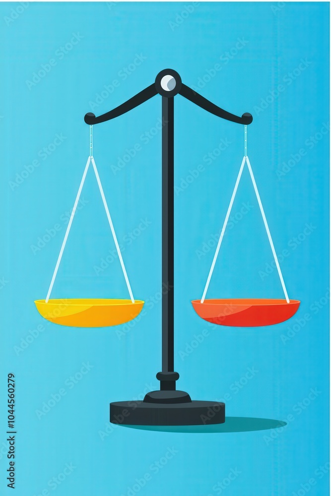 Demand and supply balancing on scales, symbolizing equilibrium in market logistics Demand and supply balancing on scales, symbolizing equilibrium in market logistics
