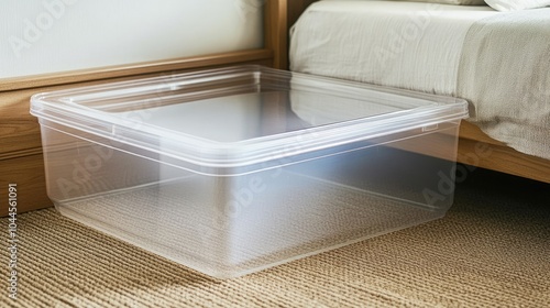 Clear Storage Container Under Bed for Space-Saving photo