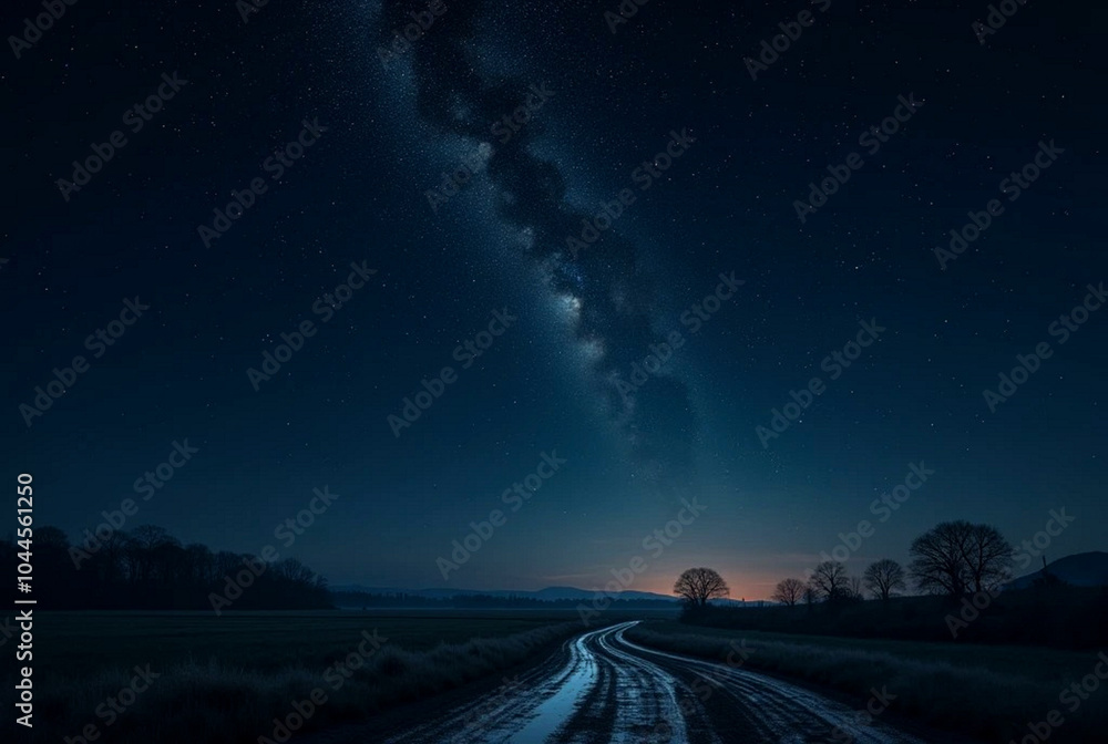 Fototapeta premium Silent Night Under the Milky Way