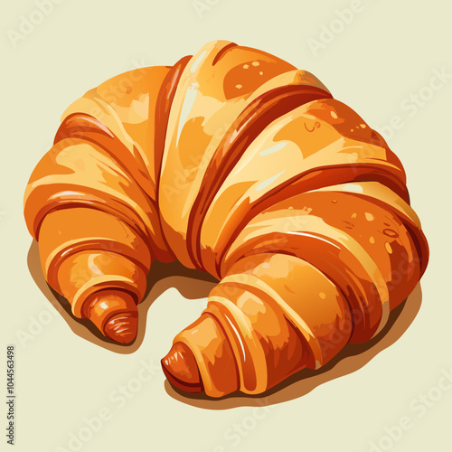 croissant vector illustration