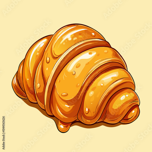 croissant vector illustration