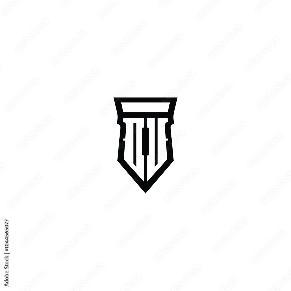 DU monogram logo design letter text name symbol monochrome logotype alphabet character simple logo DU monogram logo design letter text name symbol monochrome logotype alphabet character simple logo