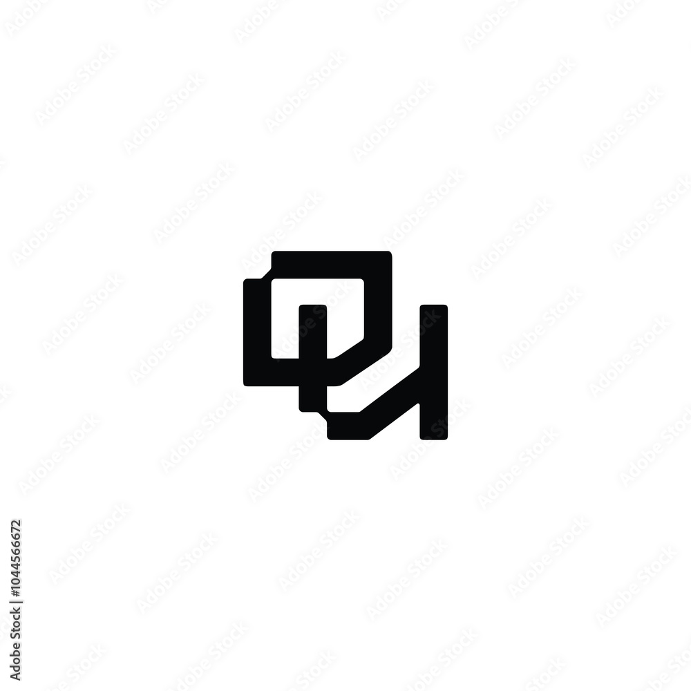 DU monogram logo design letter text name symbol monochrome logotype alphabet character simple logo DU monogram logo design letter text name symbol monochrome logotype alphabet character simple logo