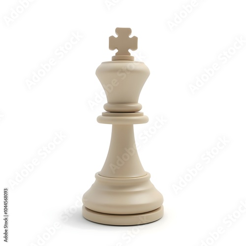 King Chess Piece Isolated 