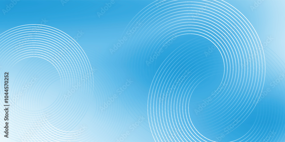 Abstract circle lines on light blue background. Abstract circle lines on light blue background.