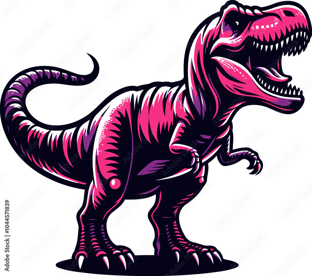 Fototapeta premium Dinosaur vector and illustration.