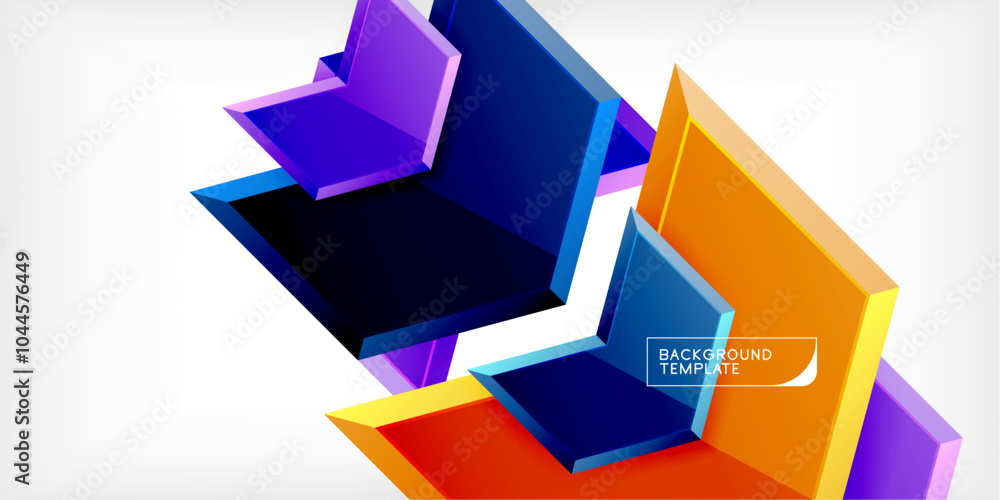 Technology dynamic arrow geometric background. Vector Illustration For Wallpaper, Banner, Background, Card, Book Illustration, landing page