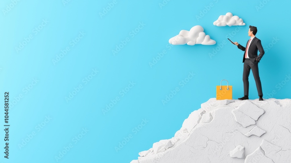 Business mentorship, mentor guiding new entrepreneur, flat design illustration ,clean background Business mentorship, mentor guiding new entrepreneur, flat design illustration ,clean background