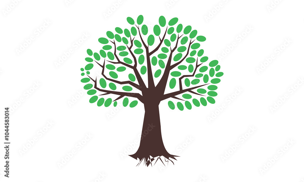 Tree icon logo template vector illustration design Tree icon logo template vector illustration design