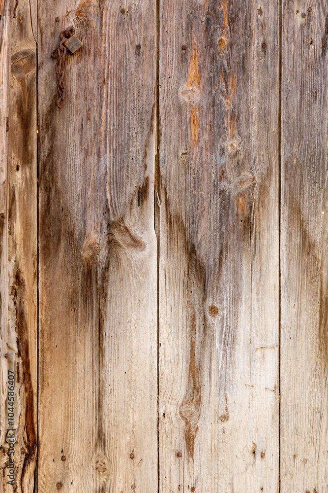 Naklejka premium Weathered wooden wall texture