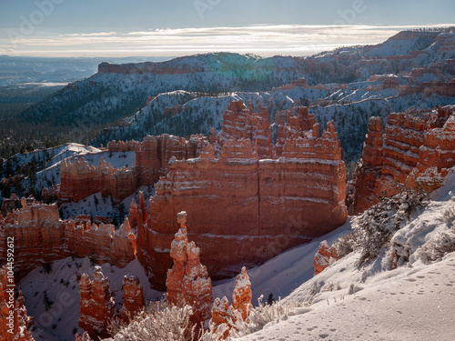 Bryce Canyon National Park in winter 