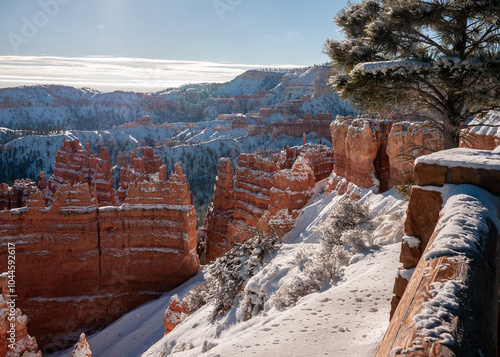 Bryce Canyon National Park in winter 
