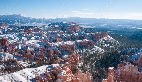Bryce Canyon National Park in winter 