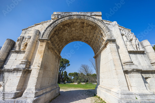 Mausoleum of Glanum, Glanum archaeological site near Saint-Remy-de-Provence, Provence, France