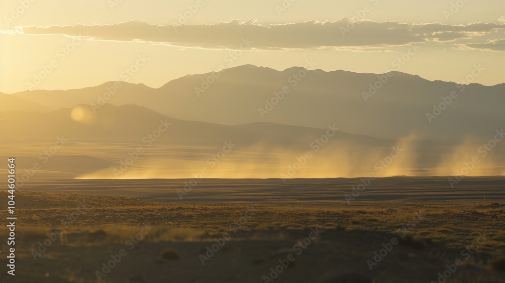 Sound waves radiating across a serene landscape, symbolizing the interconnectedness and harmony of natural and auditory elements. Sound waves radiating across a serene landscape, symbolizing the interconnectedness and harmony of natural and auditory elements.