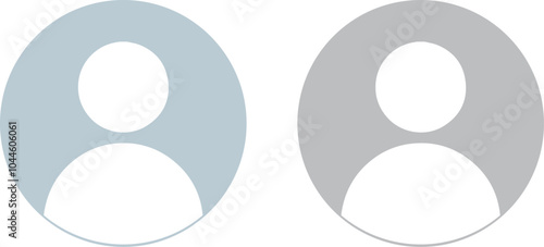 profile default avatar icon. user account symbol for social media website, app. vector illustration on transparent background.