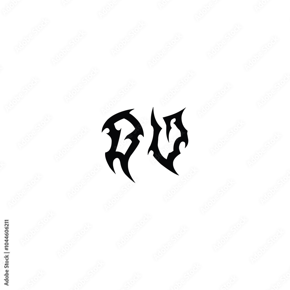 DV monogram logo design letter text name symbol monochrome logotype alphabet character simple logo DV monogram logo design letter text name symbol monochrome logotype alphabet character simple logo