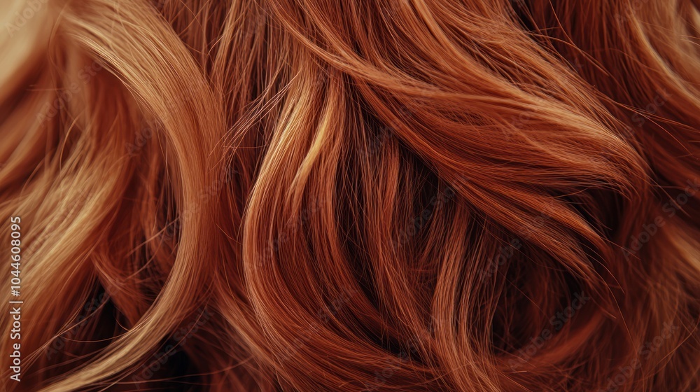 Naklejka premium Closeup of Red Hair