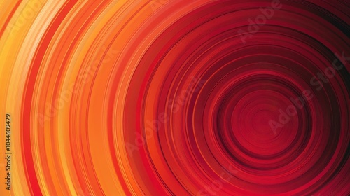 concentric circles in shades of red and orange, creating a sense of depth and motion, perfect for dynamic presentations