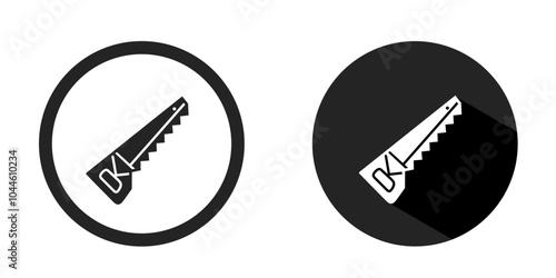 Chainsaw icon. Chainsaw icon vector design. Stock vector.