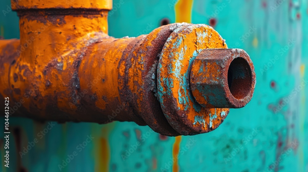 Rusty Pipe Closeup Rusty Pipe Closeup