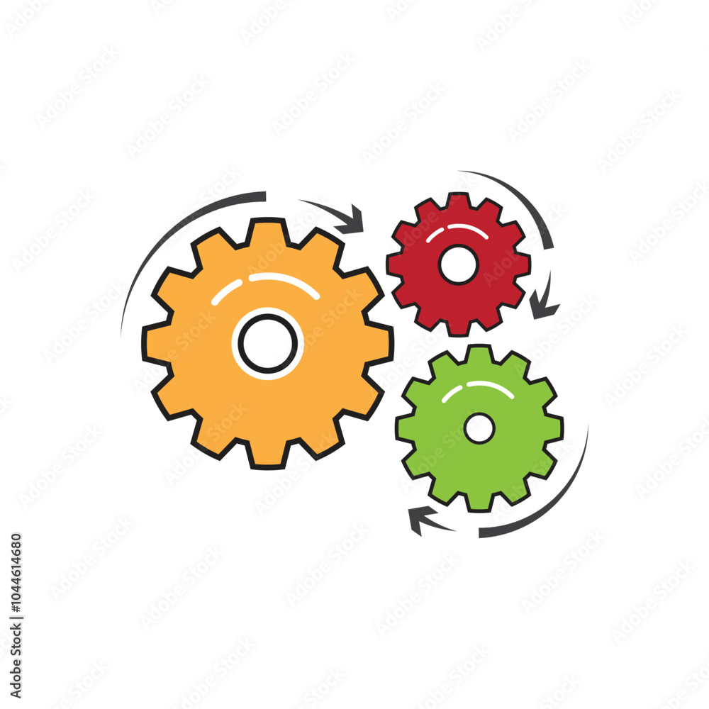 Gear logo vector template symbol design Gear logo vector template symbol design