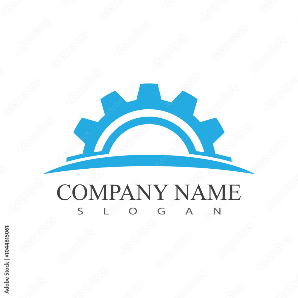 Gear logo vector template symbol design Gear logo vector template symbol design