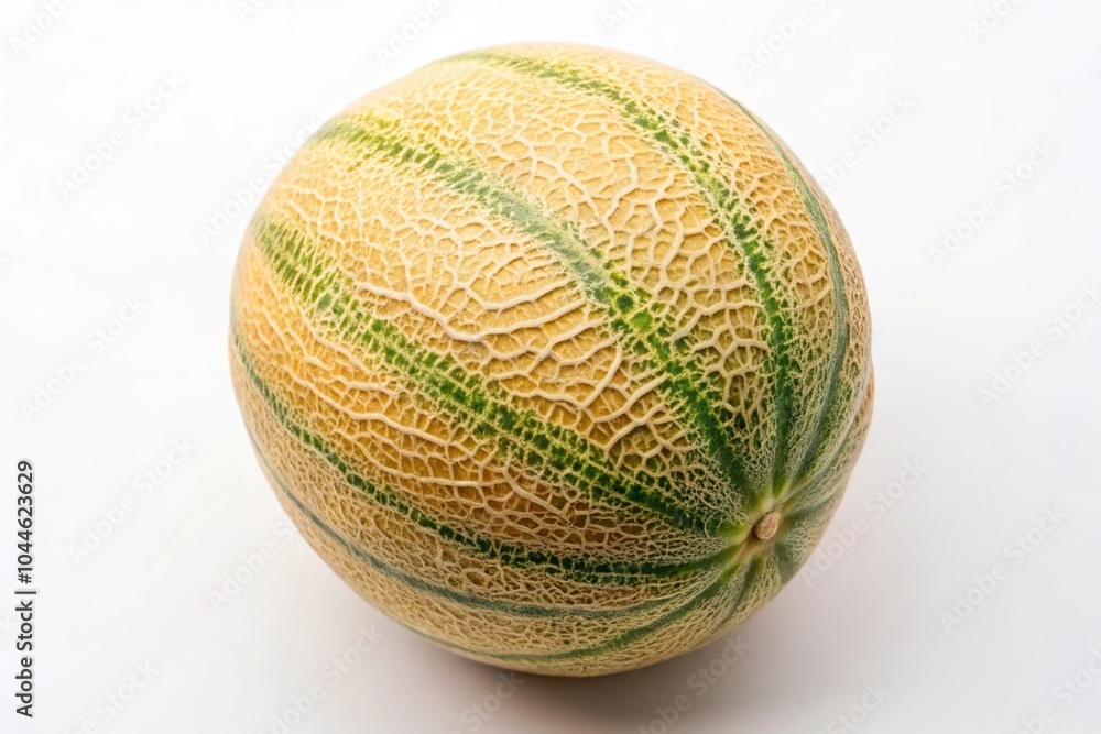 Sweet and juicy cantaloupe melon isolated on white background Sweet and juicy cantaloupe melon isolated on white background