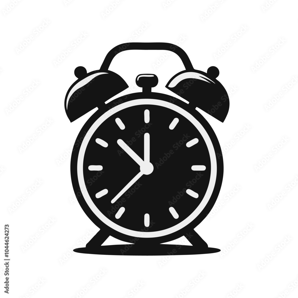 Alarm Clock logo icon design illustration Alarm Clock logo icon design illustration